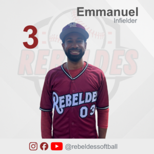 Emmanuel Vasquez - Rebeldes Softball Team